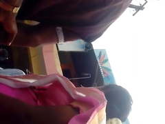 Tamil married aunty boobs in saree